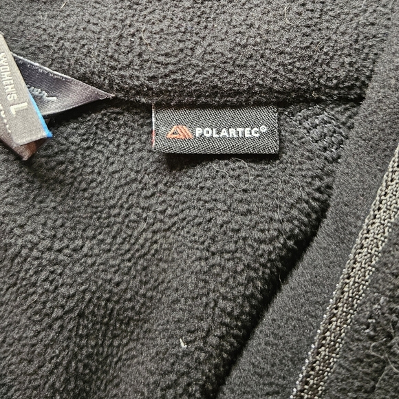 Eddie Bauer First Ascent Fleece Womens Large Black - Picture 8 of 8